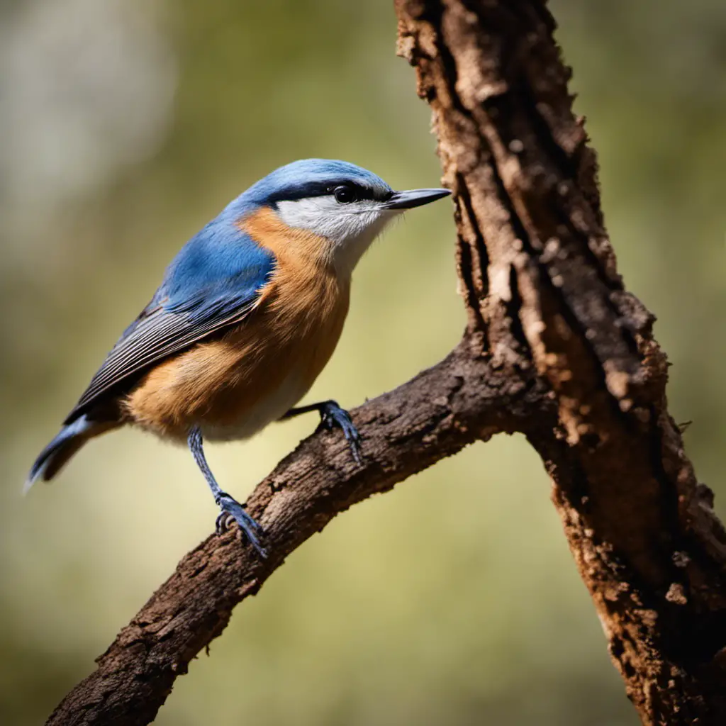 An image capturing the charming essence of North Carolina's Blue Birds