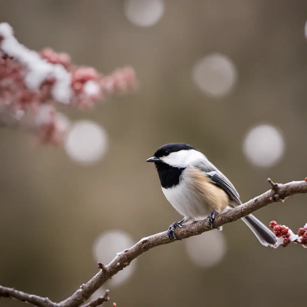 An image capturing the charm of a Black-capped Chickadee in North Carolina