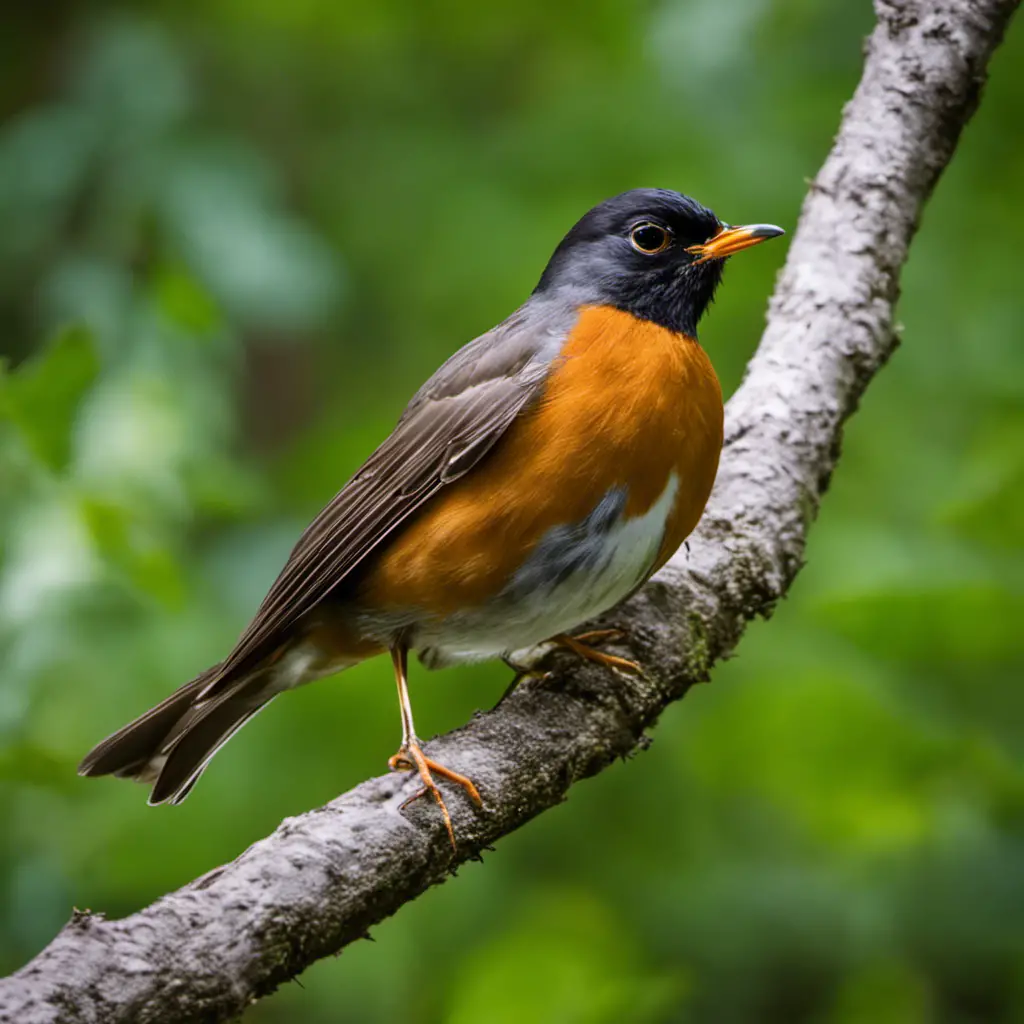  the essence of Pennsylvania's avian charm with a striking image of the American Robin