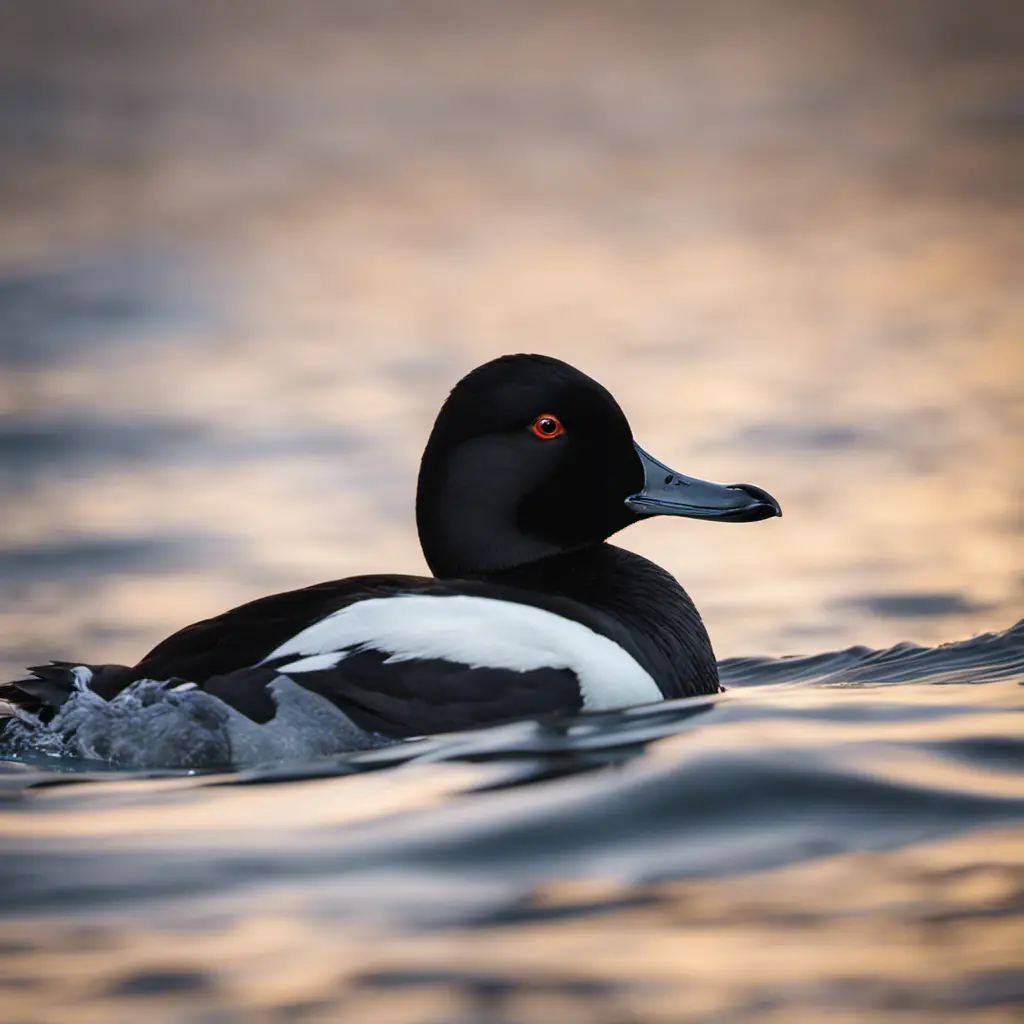 An image capturing the vibrant essence of a Surf Scoter in Florida's serene waters