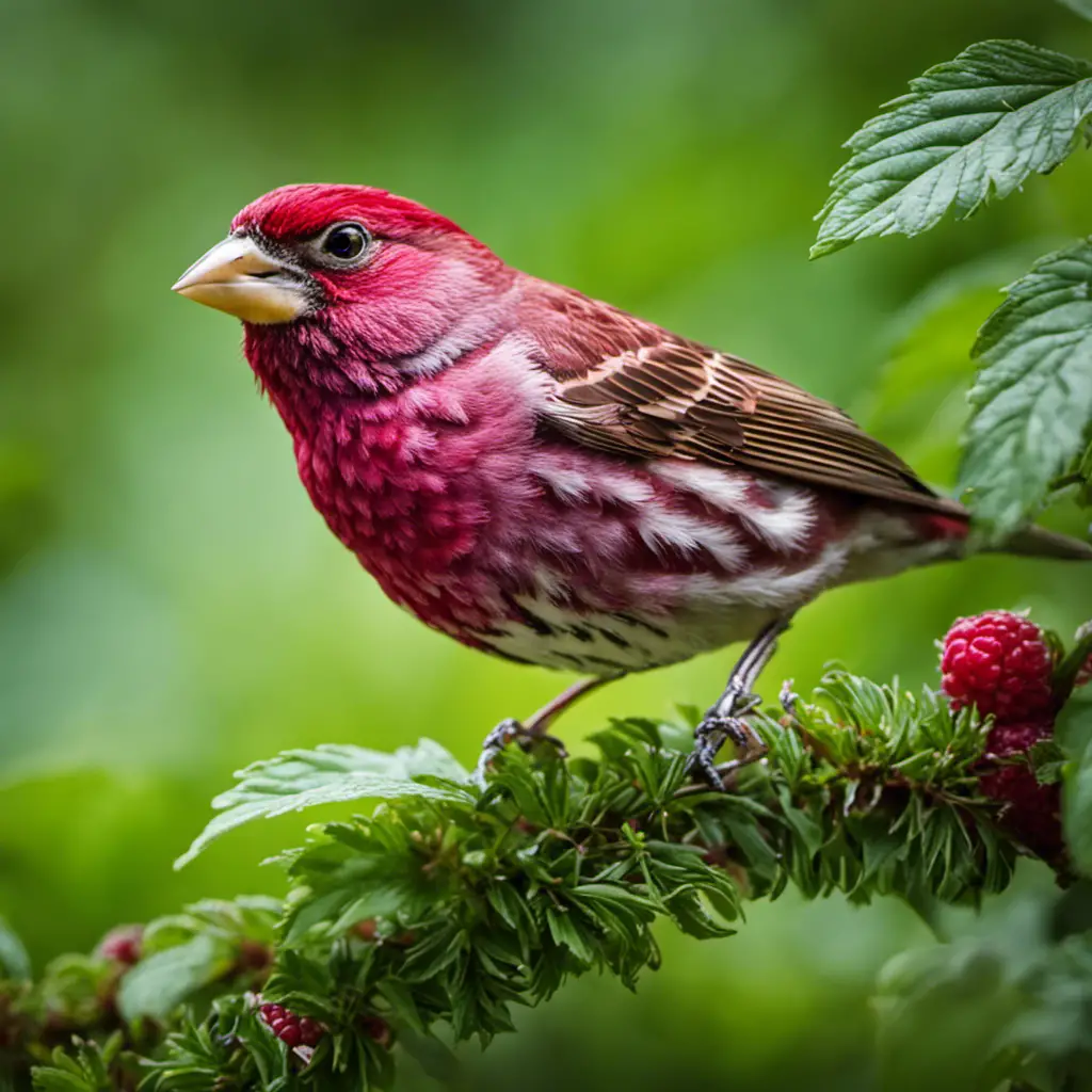 An image that captures the vibrant essence of California's Purple Finch
