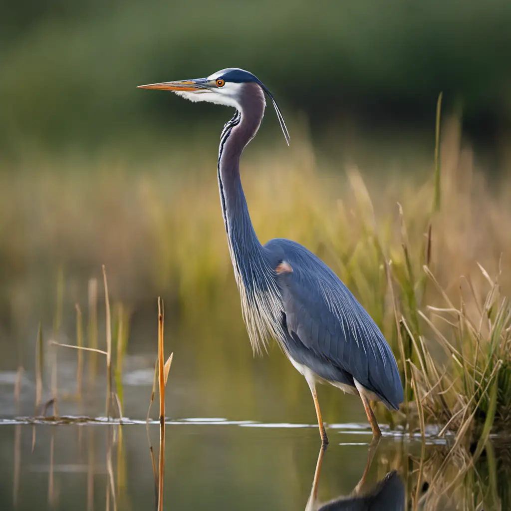 An image capturing the elegance of a Tricolored Heron in Texas