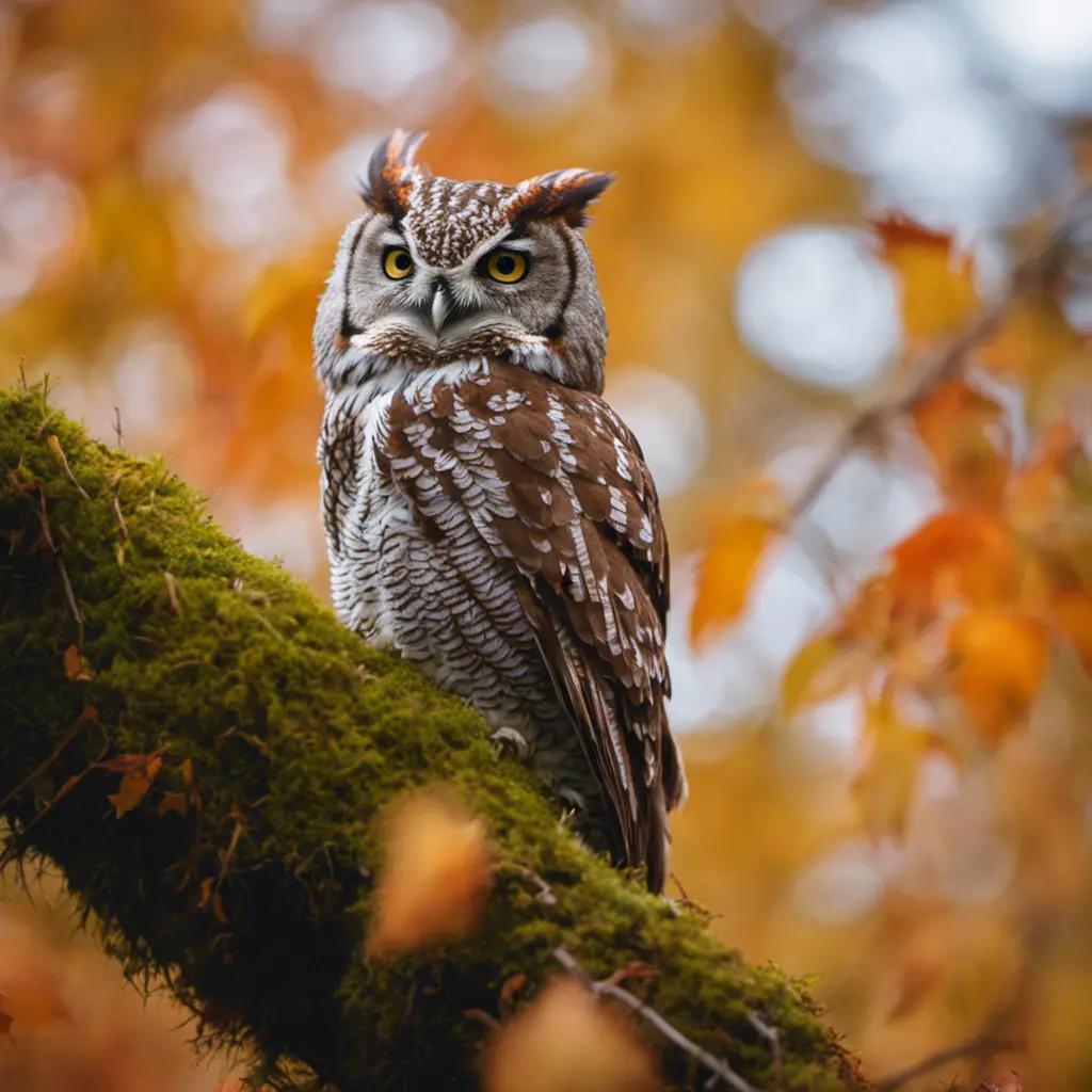 An image capturing the mystical allure of the Eastern screech-owl