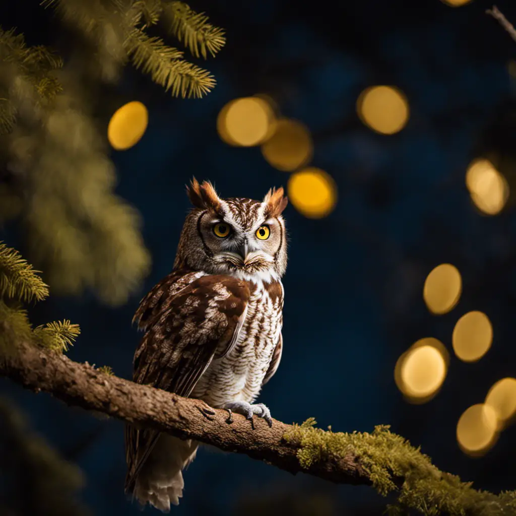 An image capturing the enchanting Eastern Screech Owl in its natural habitat