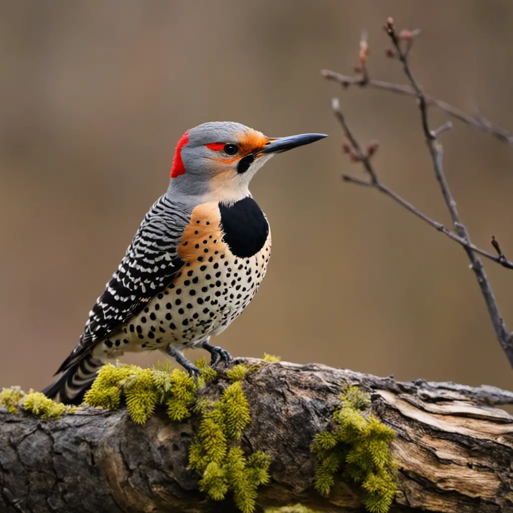 An image capturing the striking beauty of a Northern Flicker in NJ