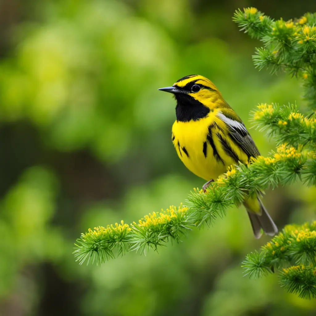 An image capturing the vibrant essence of California's yellow birds