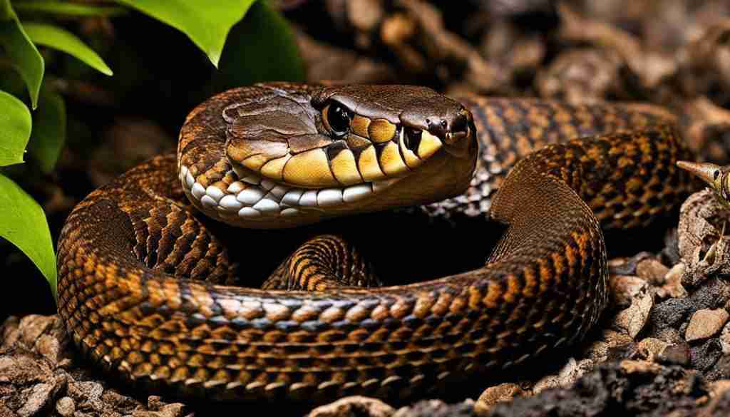 Western cottonmouth snake