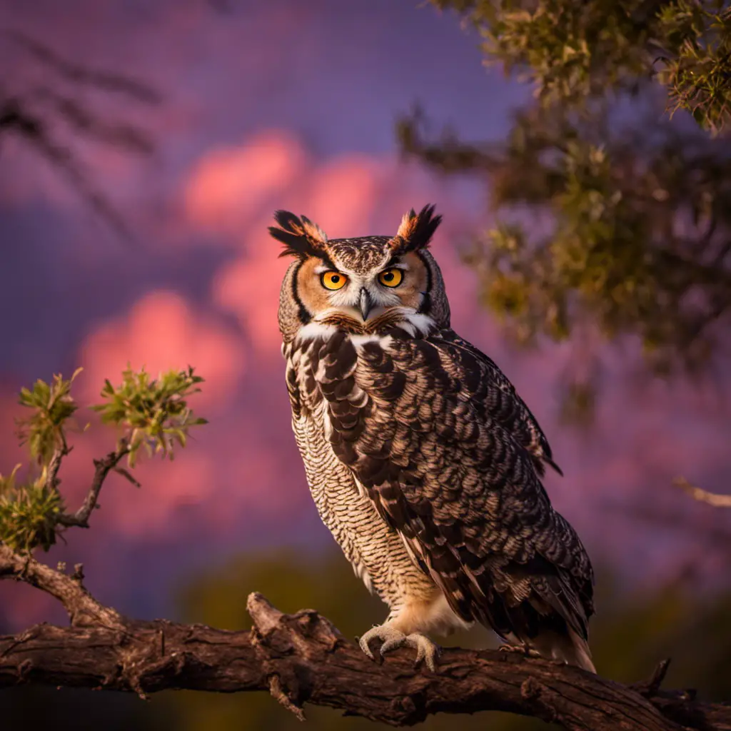 An image showcasing the mesmerizing variety of Texas's owl population